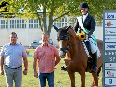 1. PLatz KM Dressur offene Klasse: Katrin Großer
